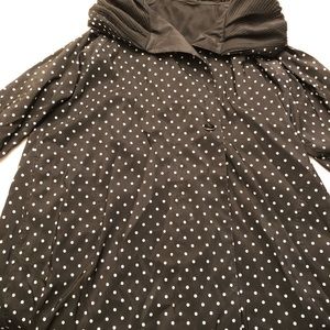Black polka dot Mycra Pac
